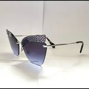 Miu Miu | Accessories | Miu Miu Crystals Pave Cat Eye  display picture 1
